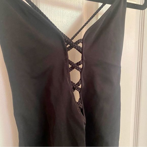 Black lace up Victorias Secret swimsuit - Picture 2 of 5